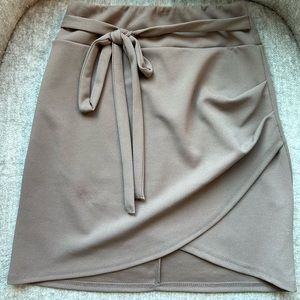 Women’s high rise Blue Blush mini skirt